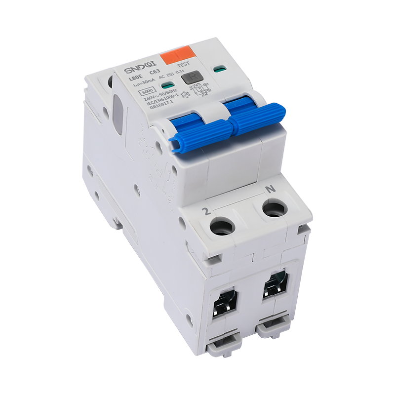 L80 高分斷系列RCBO漏電斷路器2P